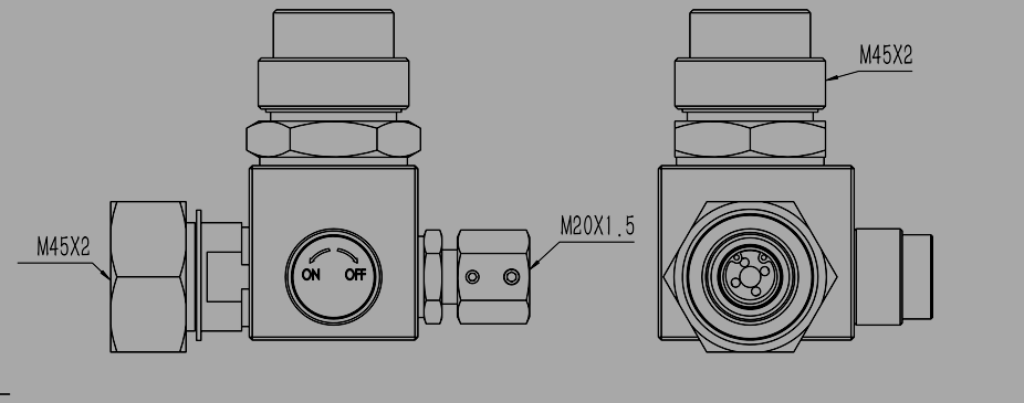 sf6 three-way valve fittings